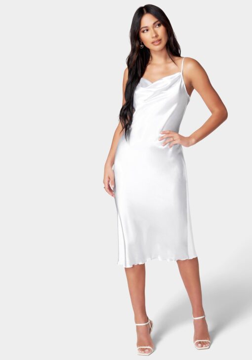Women’s Satin Midi Dress